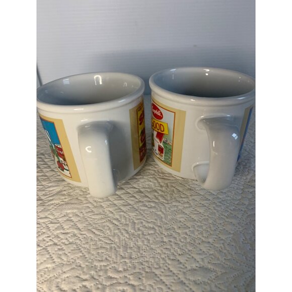 Cambell's Soup label soup cup bowl set of 2 by Houston Harvest 2005 - Picture 6 of 11